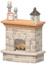Rustic Fireplace