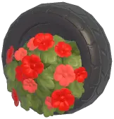 花艺轮胎
