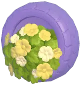花艺轮胎