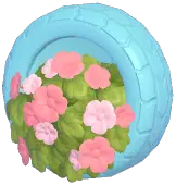 花艺轮胎