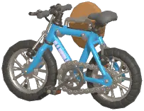 Wall-Mounted Mountain Bike