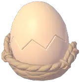 Beige Cracked Egg