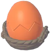 Orange Cracked Egg