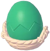 Aquamarine Cracked Egg