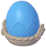 Blue Cracked Egg