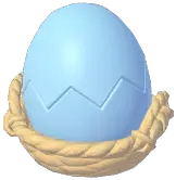 Azure Cracked Egg
