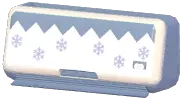 Snowflake-Trim Air Conditioner
