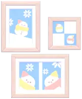 Snowman Set II Wall Art