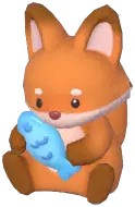 Fox Hugging Fish Lamp