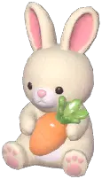 Bunny Hugging Carrot Lamp