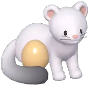 Ferret Guarding Egg Lamp