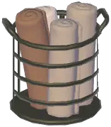 Iron Towel Basket