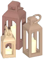 Minimalist Hand Lantern Set