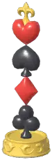 Card Suit Floor Lamp