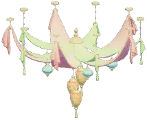 Gold Sand Canopy Pendant Lamp