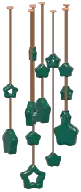 Starfield Strand Chandelier