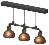 Industrial Triple-Headed Pendant Lamp