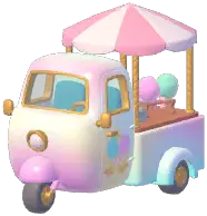 Lustrous Marshmallow Cart