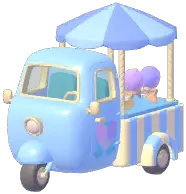 Lustrous Marshmallow Cart