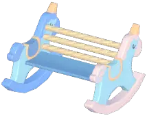 Lustrous 2-Seat Rocking Chair