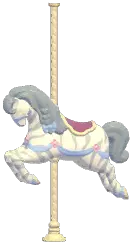 Lustrous Carousel Horse