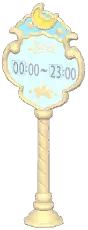 Lustrous Open Hours Sign