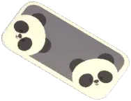 Panda Wood Fiber Rug