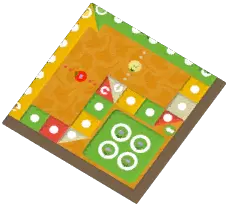 Green Tomato Aeroplane Chessboard