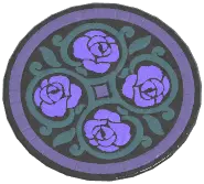 Rose Collage Tile