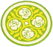 Rose Collage Tile