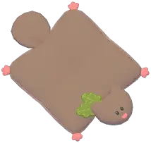 Fabric Flying Squirrel Rug