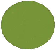 Medium Green Short-Pile Rug