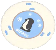 Penguin Stroll Round Rug