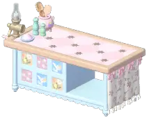 Patterned Tile Kitchen Island