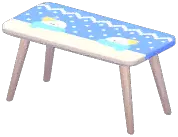 Snow-Viewing Long Dining Table