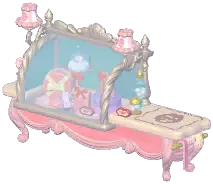 Cream Gift Box Showcase