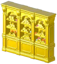 Golden Treasure Cabinet