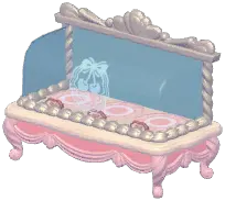 Cream Glass Showcase