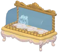 Cream Glass Showcase