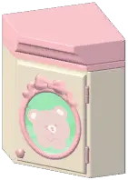 Marshmallow Corner Wall Cabinet