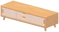 Minimalist TV Bench