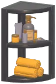 Minimalist Corner Storage
