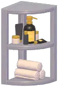 Minimalist Corner Storage