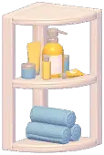 Minimalist Corner Storage