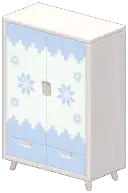 Snowflake-Trim Closet