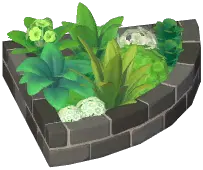 Quartered Flower Bed