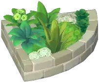 Quartered Flower Bed