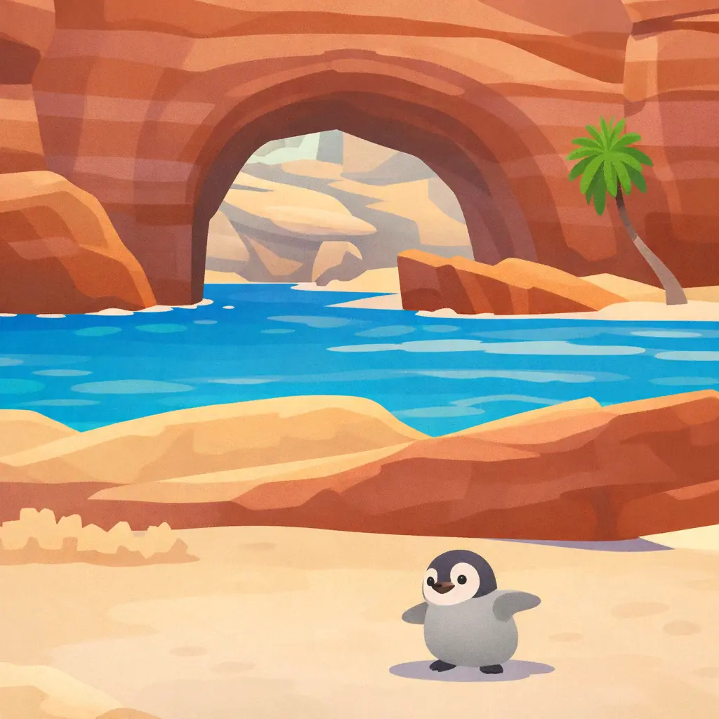 Penguin's Adventure Puzzle Box