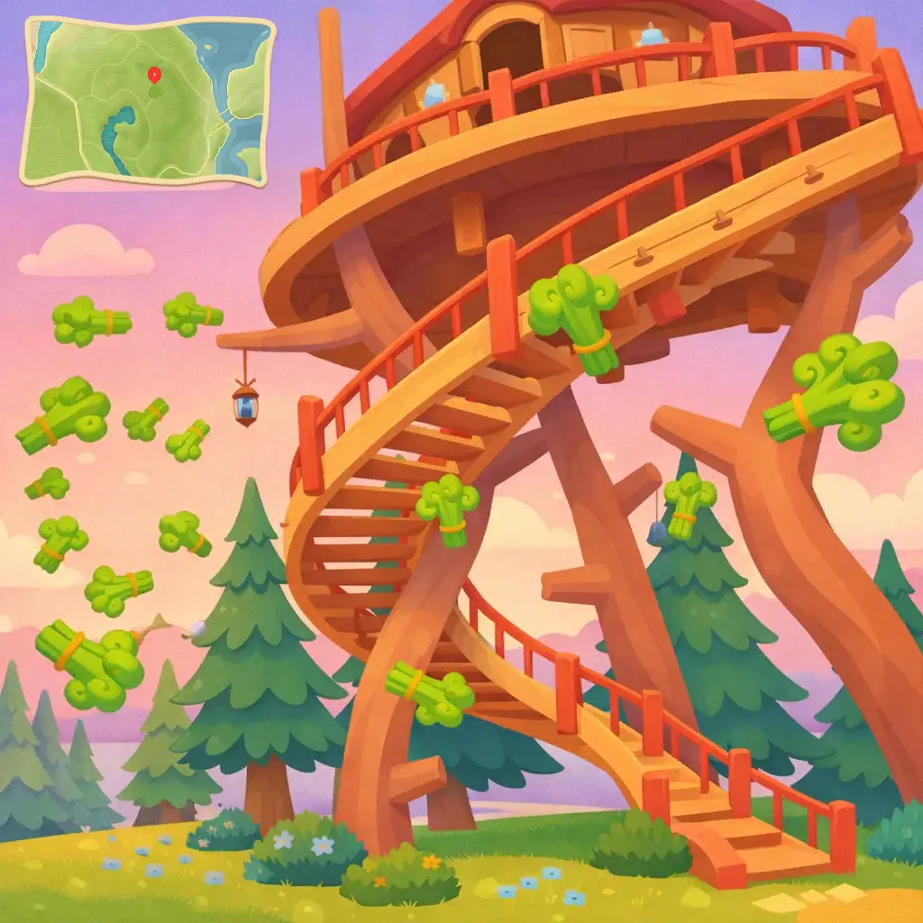 Fiddlehead Tower Puzzle