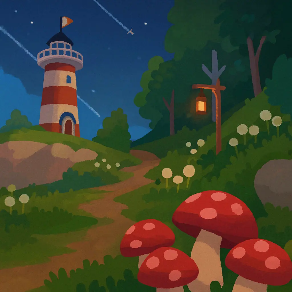 Bizarre Mushroom Tower Puzzle